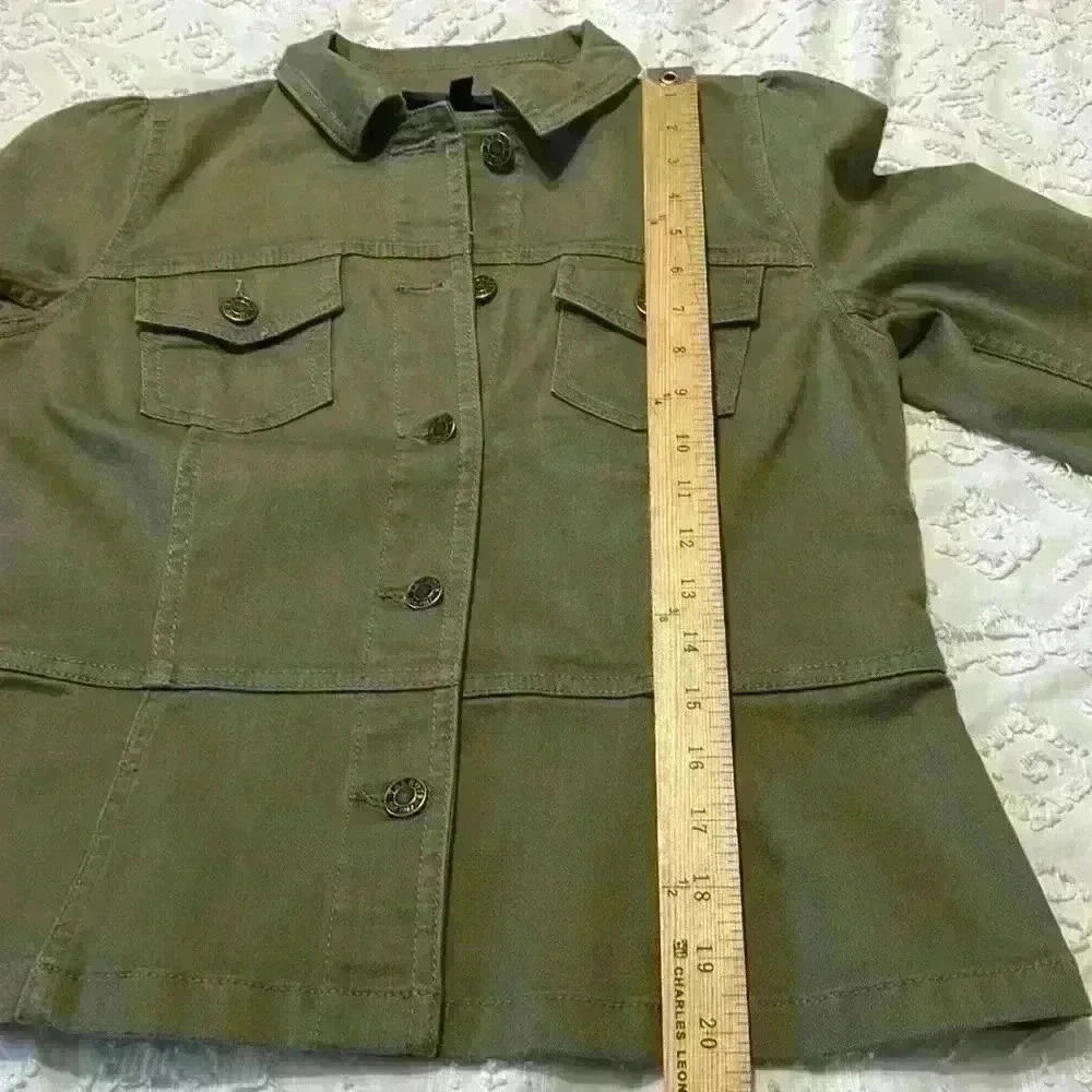 Talbots army green jacket. Women’s size Sp - Picture 6 of 10